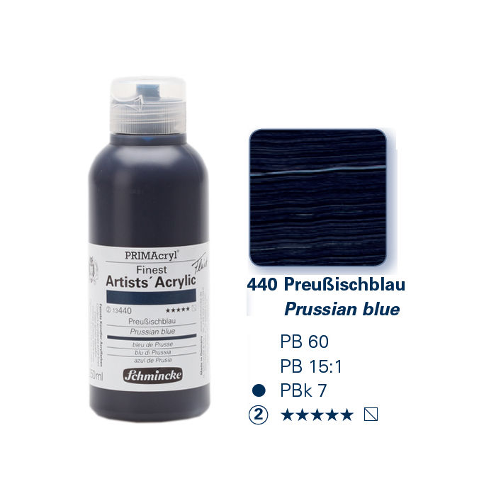 PRIMAcryl Finest Acrylic, Preußischblau, 250ml