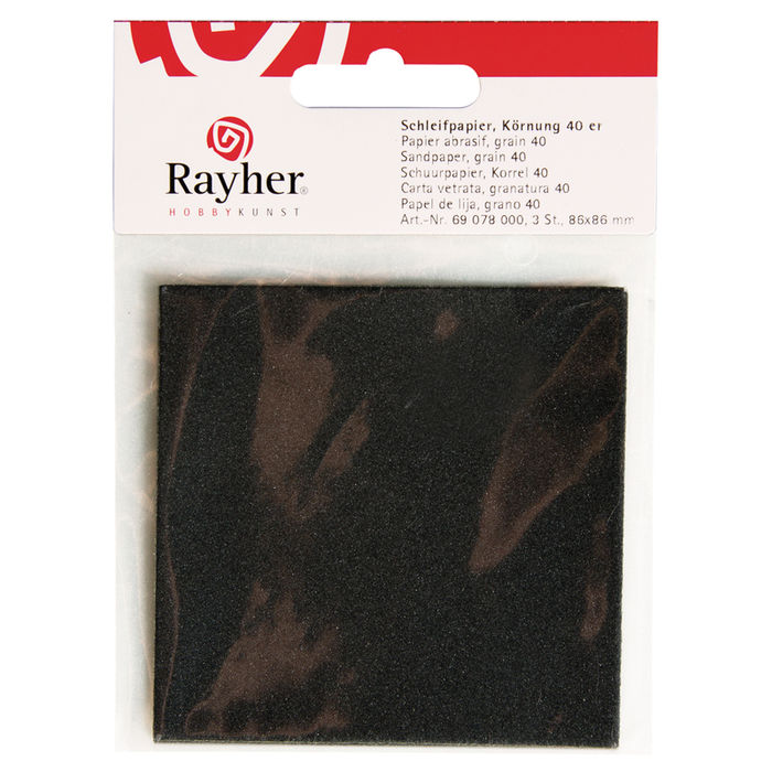 SALE Rayher Schleifpapier Körnung 400er, 3 Bogen Bild 2
