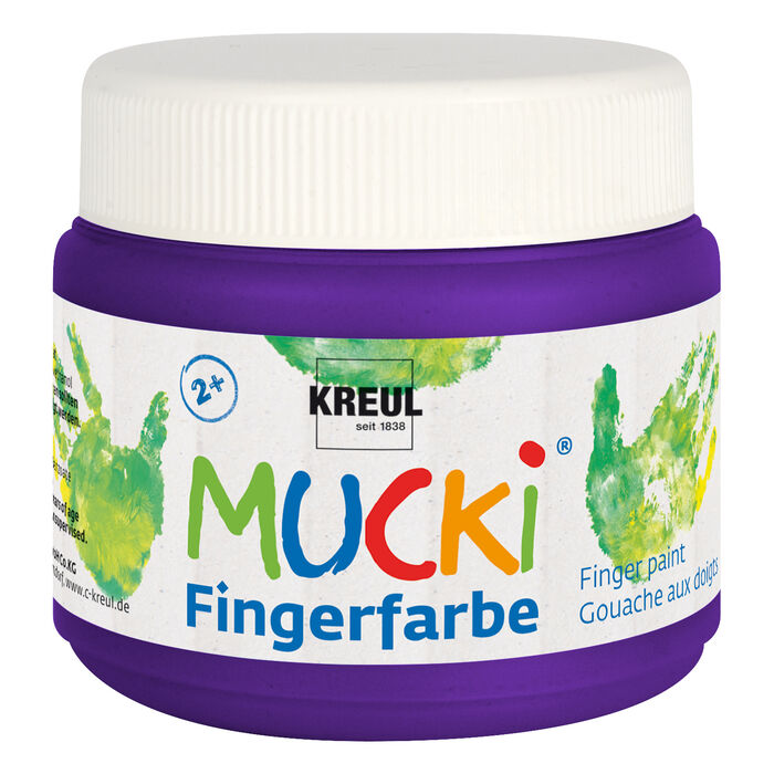Fingerfarbe Für Kinder Kreativität Jovi Fingerfarbe – 6 X 500 Ml Dosen, Verschiedene Farben – Auf Natürlicher Basis, Glutenfrei, Ungiftig, Waschbar