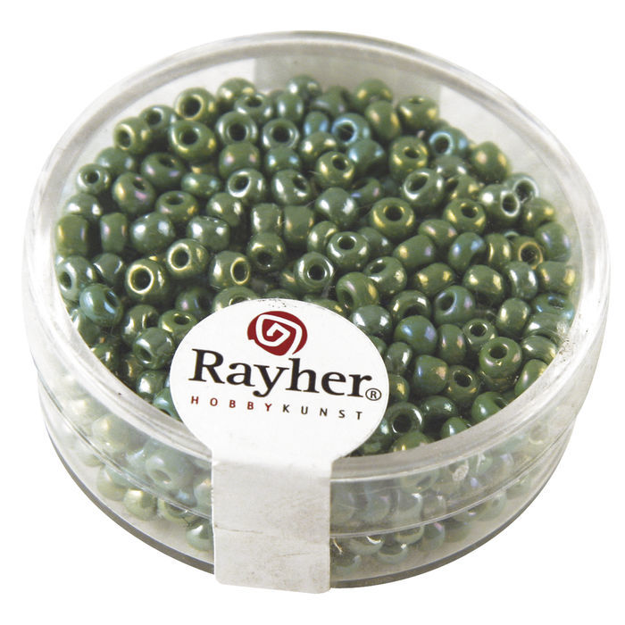RAYHER HOBBY Rayher 1406806 Rocailles, 2,6 Mm ø, Perlmutt, Dose 17g