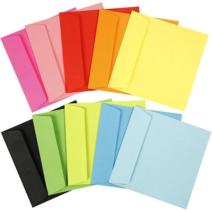 Farbige Briefumschlage Sortiment 100stck Sets Papier Pappe Grosspackungen Kiga Sets Produkte Creativ Discount De