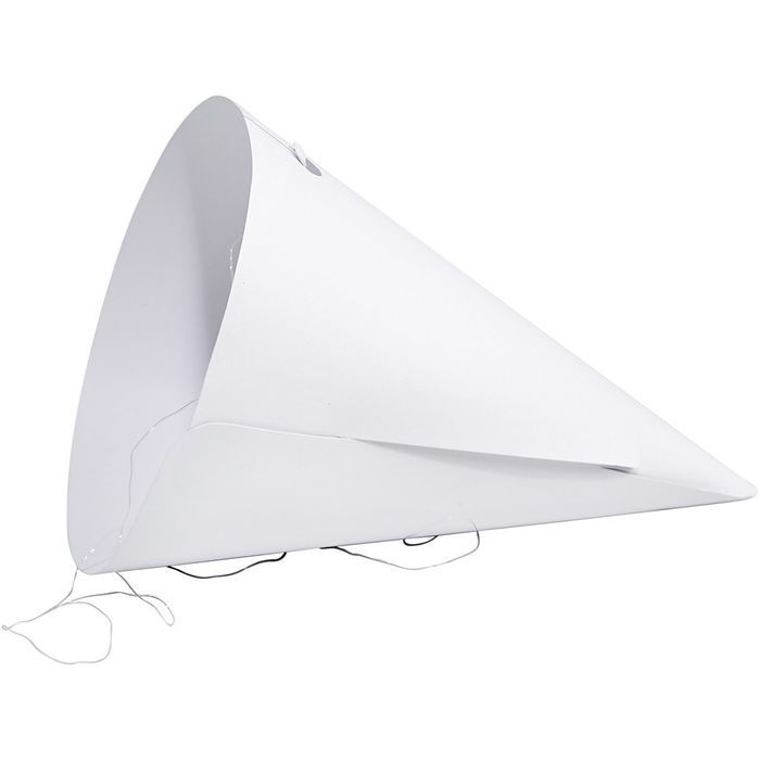 Kegel, H: 23 cm, D: 16,5 cm, 50 Stck., Weiß - Sets Papier ...