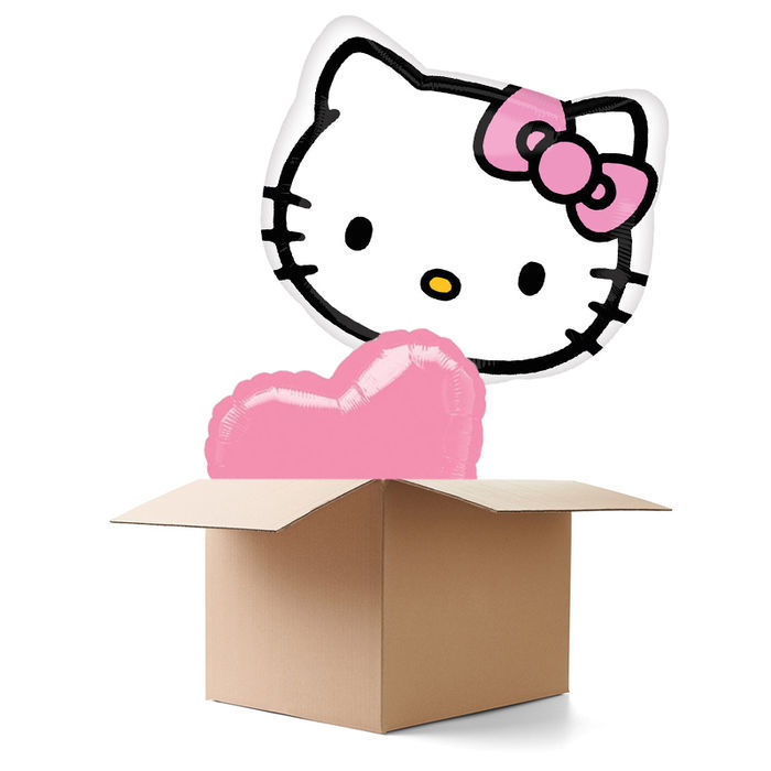 Ballongrusse Happy Birthday Hello Kitty 2 Ballons Luftballon