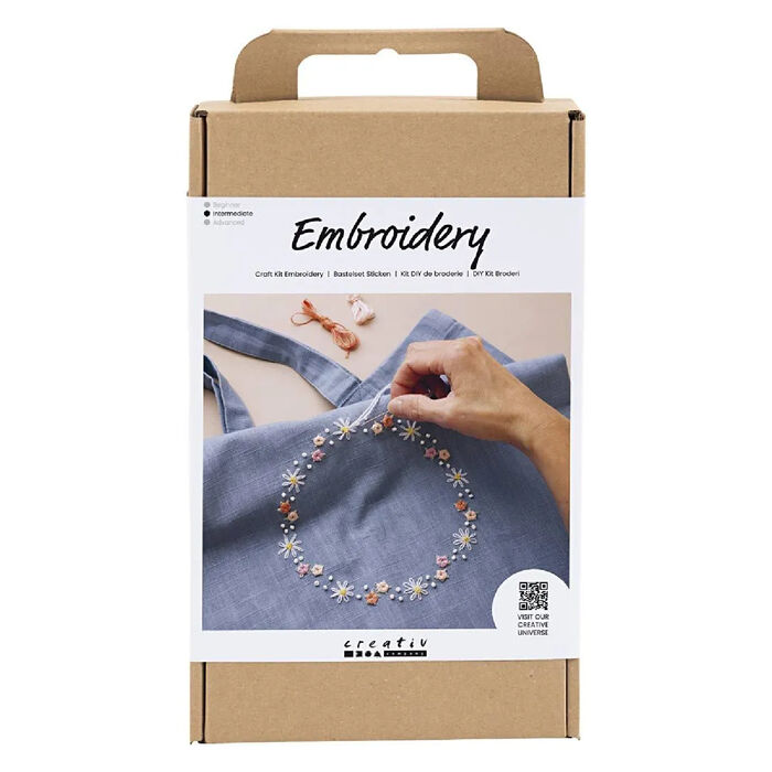 NEU Kreativ Set Sticken, mit Stofftasche