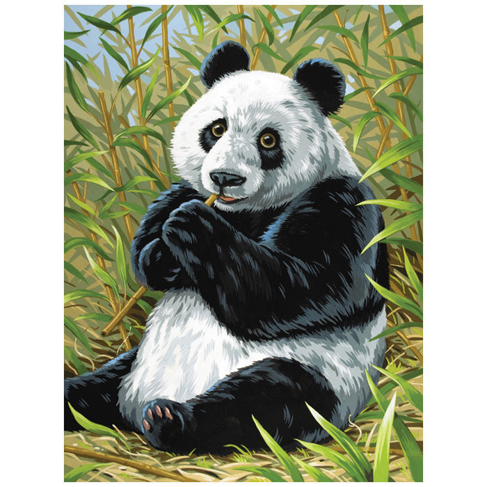 NEU Malen nach Zahlen "Panda", 23x30cm | eBay
