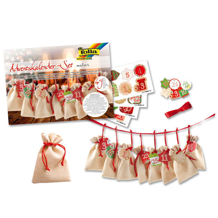 Weihnachtliche Bastelpackungen, fr Karten, Adventskalender, etc. - Verschiedene Ausfhrungen