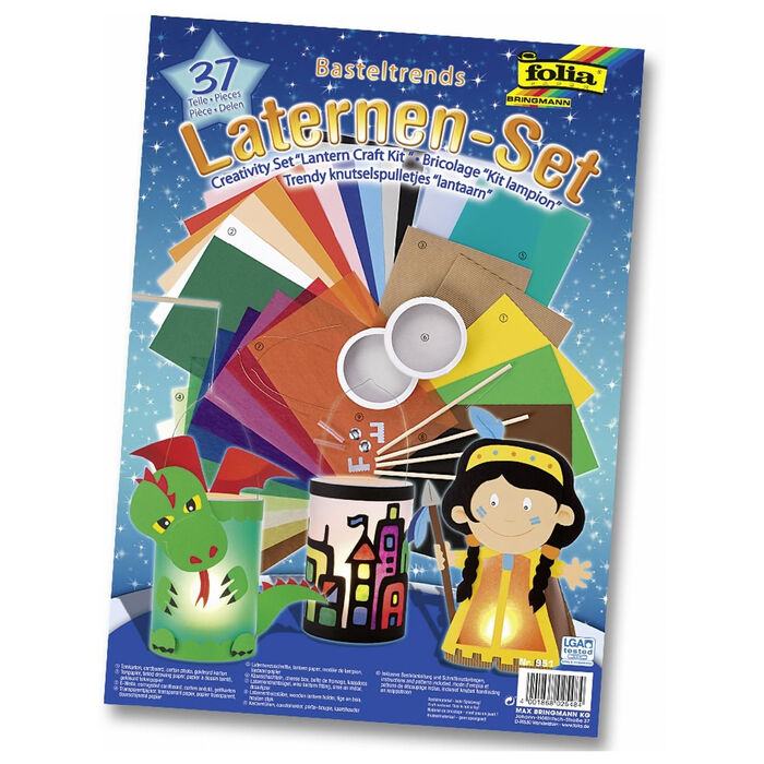 Laternen-Bastel-Set, 37-teilig