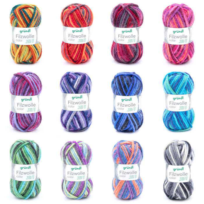 Wolle Strickfilzen