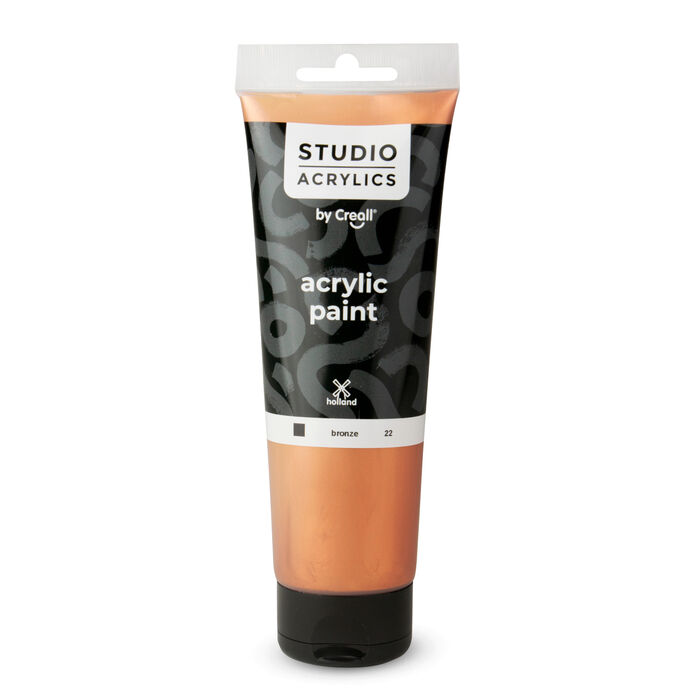 LUKAS CRYL STUDIO Acrylfarbe 250 Ml Koralle - Künstlerfarbe Mit Cremiger Konsistenz