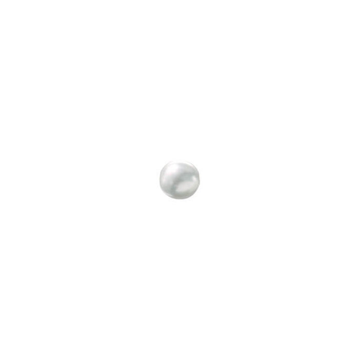 100 Glaswachsperlen Perlen silber rund Glasperlen 4mm