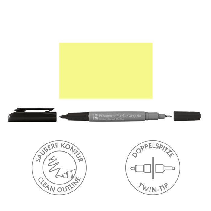 Aqua Marker Feutre A Eau Marqueur - Graphix Once Upon A Time - Double Pointe 1-2 Mm Feutre Alcool Double Pointe