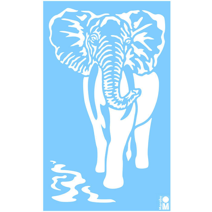 Marabu Schablone 40x66cm Elefant Marabu Schablonen Gross Marabu Stempel Schablonen Marabu Marken Shop Marken Creativ Discount De