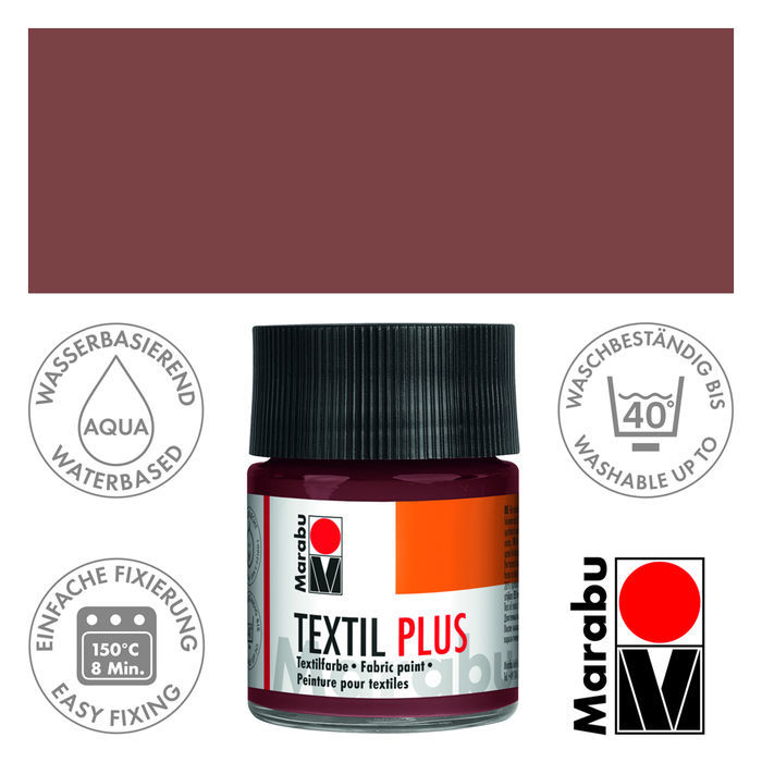 (1L = 166 EUR) Marabu Textil Plus, 15ml/50ml, Stofffarbe für dunkle Stoffe - Bild 22 von 29