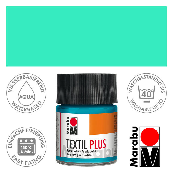 (1L = 166 EUR) Marabu Textil Plus, 15ml/50ml, Stofffarbe für dunkle Stoffe - Bild 27 von 29