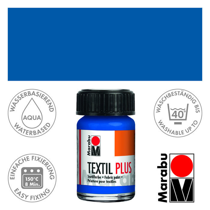 (1L = 166 EUR) Marabu Textil Plus, 15ml/50ml, Stofffarbe für dunkle Stoffe - Bild 14 von 29