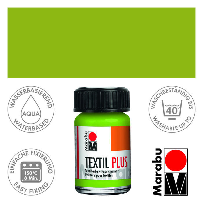 (1L = 166 EUR) Marabu Textil Plus, 15ml/50ml, Stofffarbe für dunkle Stoffe - Bild 15 von 29