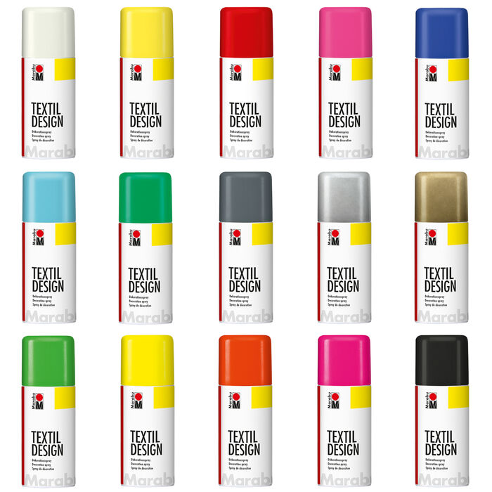 Marabu Textil Design Colorspray, 150ml - Verschiedene Farbt�ne