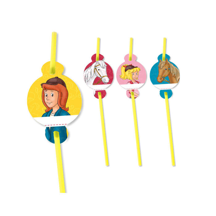 Trinkhalme Bibi Tina 8 Stuck Kinder Party Bibi Tina Alle