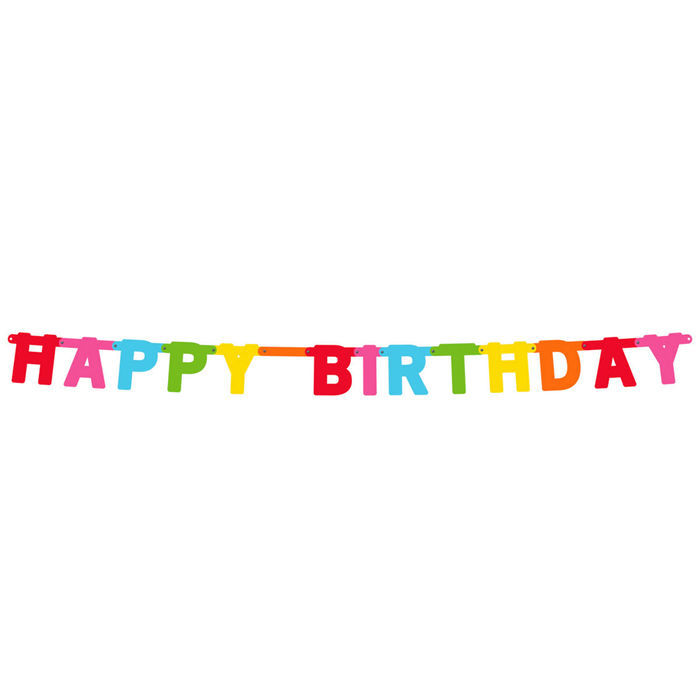 Girlande Happy Birthday Buchstaben 1 5 M Geburtstags Serie