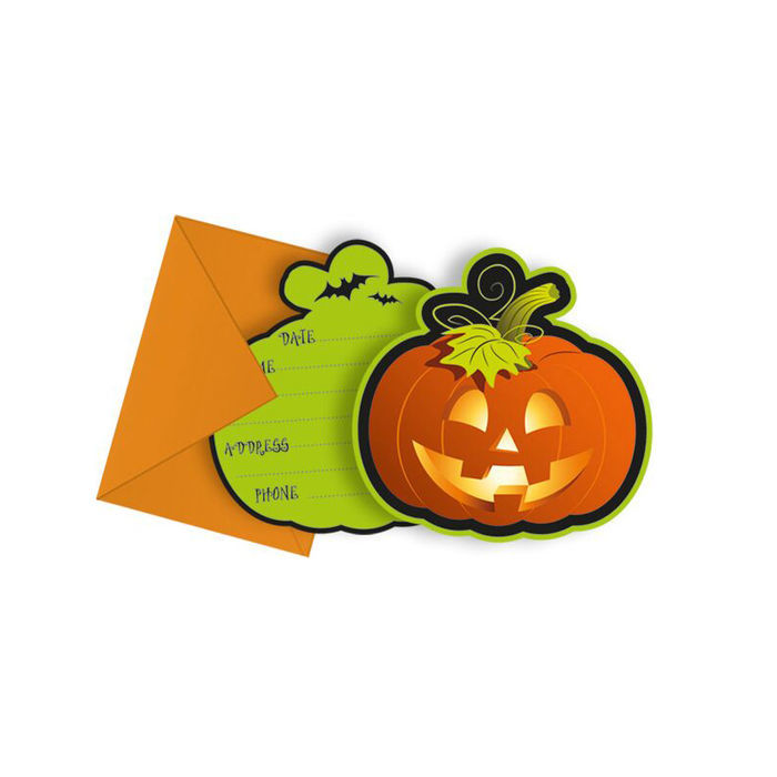 Einladungskarten Spooky Halloween 6 Stk Madchen Party Spooky Halloween Kinder Party Madchen Alles Fur Die Kinderparty Themen Creativ Discount De