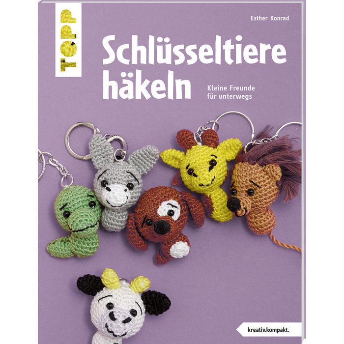 Buch Schlüsselanhänger Häkeln Bücher Handarbeit Bären