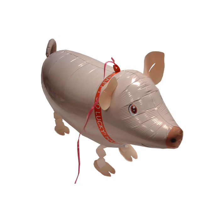 Folienballon Glucks Schwein Airwalker 62 Cm
