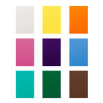 Moosgummiplatten / Schaumstoffplatten, 2mm 20x30 cm - Verschiedene Farben