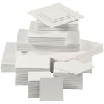 Leinwandplatte, 280g/m�, Wei�, 108 St�ck in verschiedenen Gr��en