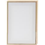 Gespannte Leinwand mit Rahmen, Gr��e 15,8 x 23,8 cm, 280 g, Wei�, 10 St�ck