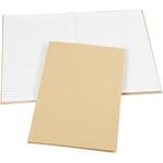 Notizbuch, A4, 210x297 mm, Linien vorgedruckt, 60 g, Braun