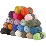Melbourne Wollgarn-Set, 24 St�ck � 50g, L�nge 92m