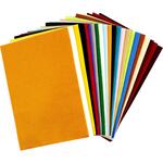 Bastelfilz, 20x30 cm, Dicke 1,5-2 mm, 24 B�gen, Sortierte Farben