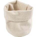Stoffk�rbe, H�he 14,5 cm, D 9 cm, Hellnatur, 10 St�ck