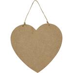 T�rschild Holz, Herz, Gr��e 18,5 x 19,5 cm, Dicke 8mm