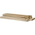 Holzbauteile, L�nge 37 cm, Breite 1,5-10,5 cm, 194 St�ck