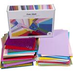 Moosgummiplatten, A4, 21x29,7 cm, Sortierte Farben, 40 St�ck