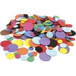 NEU TOP-SELLER Moosgummi / Schaumstoff kreise fr vielfltige Bastelarbeiten, D: 12+20+32 mm, 2120 sort.