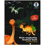 Mein magisches Kratzelbuch, 12 Kratzbilder und Mandalas, 21 x 26 cm, Drachen & Dinos