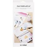 Mischpalette mit Deckel, Gr��e 27x12,7x2,3 cm, Silber / Wei�