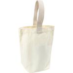 Kleiner Jutebeutel, H�he 26 cm, Tiefe 9,5 cm, Breite 23 cm, Hellnatur, 1 St�ck