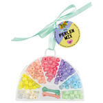 Kunststoff-Perlen Mix PASTEL, 170 Teile