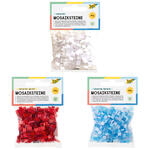 NEU Kunstharz Mosaiksteine Ton-in-Ton-Mix, 45g, 5x5mm, 700 Stck - Verschiedene Farben