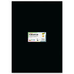 Bastelkarton / Tonkarton 180g/m�, DIN A2, 100 Blatt, schwarz