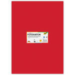 Fotokarton 300g/qm 50x70 cm, Hoch-Rot, 1 Bogen