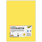 Fotokarton, 50 Bogen, 300 g/qm, DIN A4, Zitronengelb