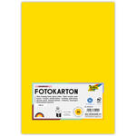 Fotokarton, 50 Bogen, 300 g/qm, DIN A4, Bananengelb