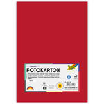 Fotokarton, 50 Bogen, 300 g/qm, DIN A4, Ziegelrot