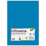 Fotokarton, 50 Bogen, 300 g/qm, DIN A4, Mittelblau