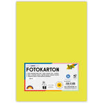 Fotokarton, 50 Bogen, 300 g/qm, DIN A4, Limone
