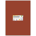 Fotokarton 10 Bogen, 300 g/qm, 50x70 cm, Rotbraun